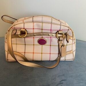 Coach Peyton tattersall purse